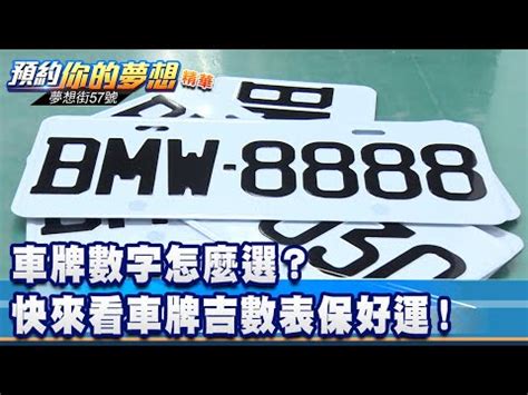 車牌號碼吉凶 判斷|車牌吉數查詢：你的車牌號碼帶來好運了嗎？ 